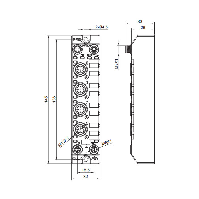 支持多協(xié)議主站、4端口、IO-Link主站、Class A、007AA3